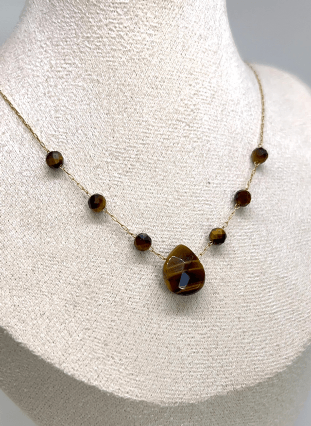 Collier olho de tigre 
