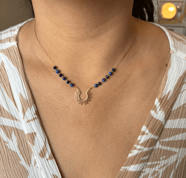 Collier Sol Azul