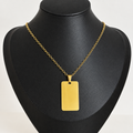 Collier Évidence - Doré